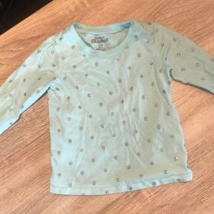 Poka dot 2T girls long sleeve shirt